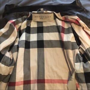 Burberry Brit dark leather jacket